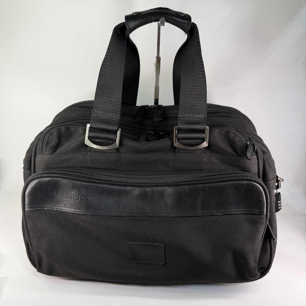 Andiamo Valoroso Carry On Bag Luggage 17" Weekender Travel Trolley Sleeve Duffle